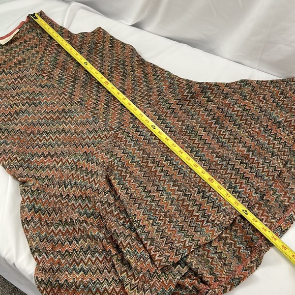 Maeve Anthropologie Westwater zigzag pattern high low tank style dress size L - Picture 9 of 10
